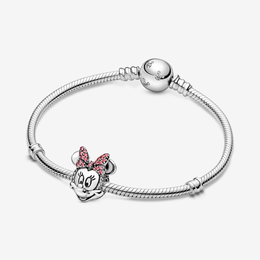 Pink Pavé Bow Clip Charm - Image 4