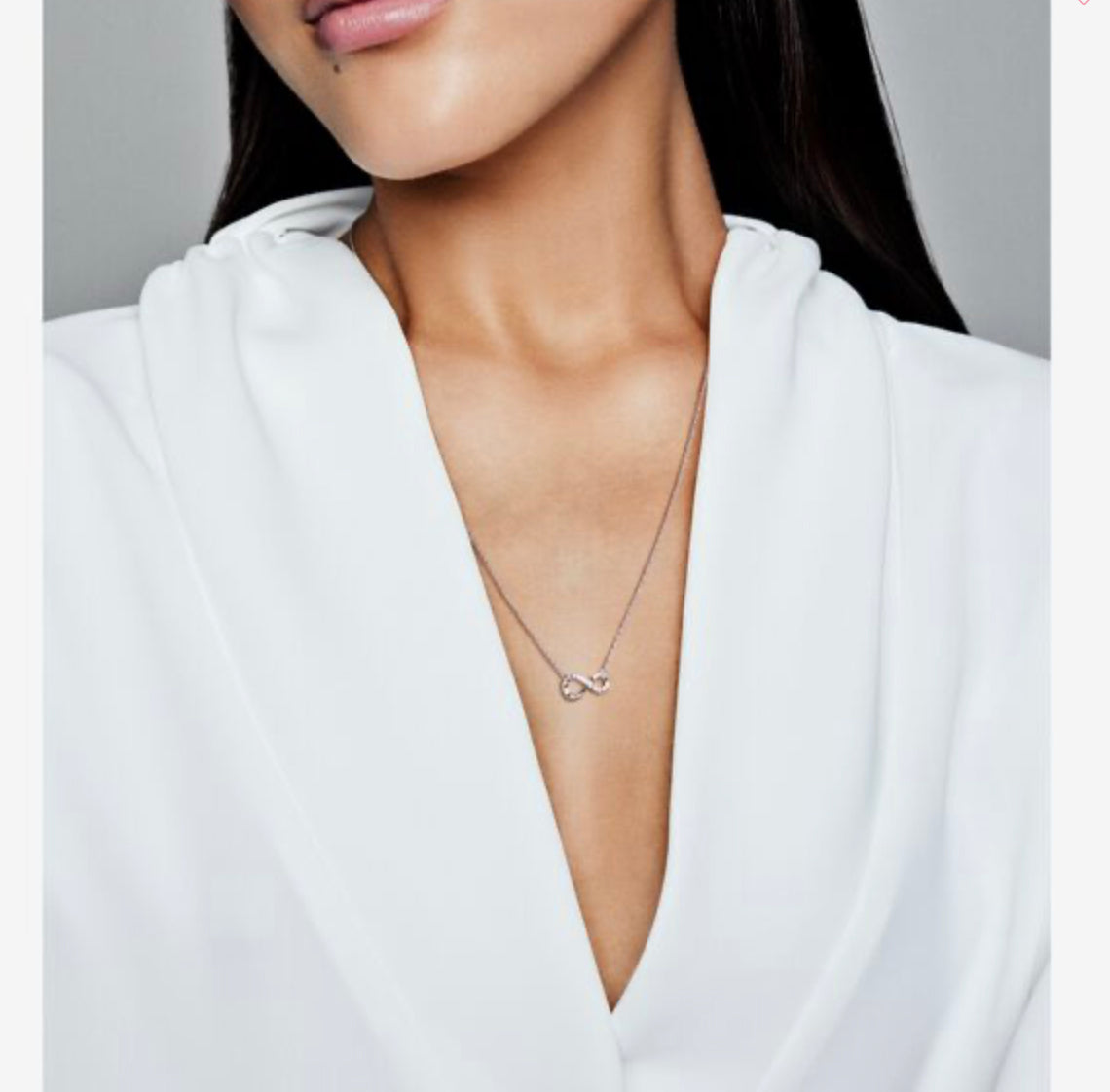 Sparkling Infinity Collier Necklace - Image 2