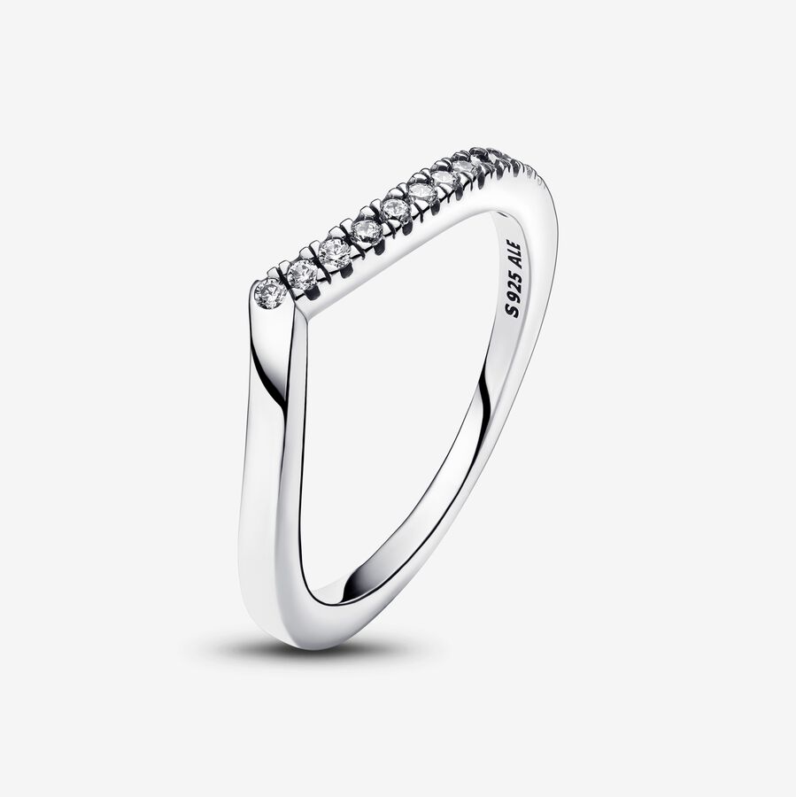 Timeless Wish Half Sparkling Ring