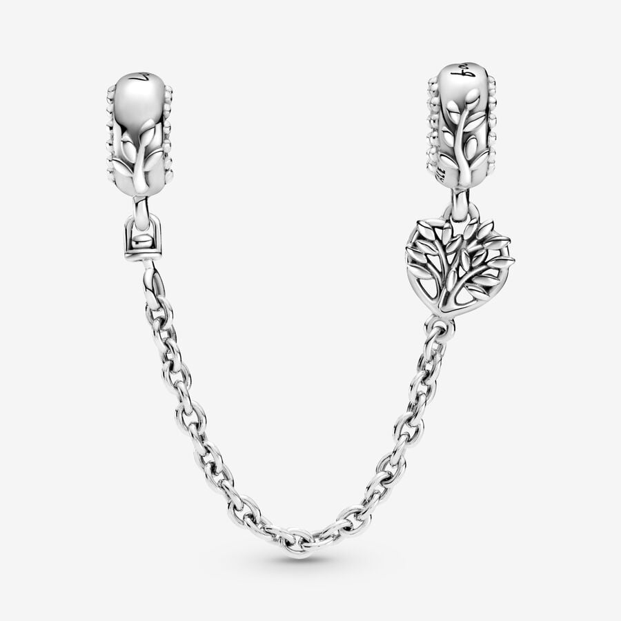 Heart Family Tree Safety Chain Charm - Image 4