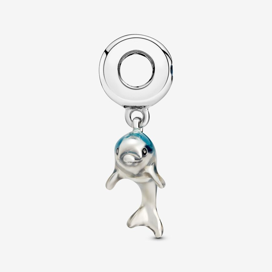 Shimmering Dolphin Dangle Charm - Image 3