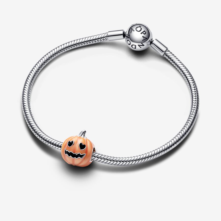 Glow-in-the-dark Spooky Pumpkin Charm - Image 3
