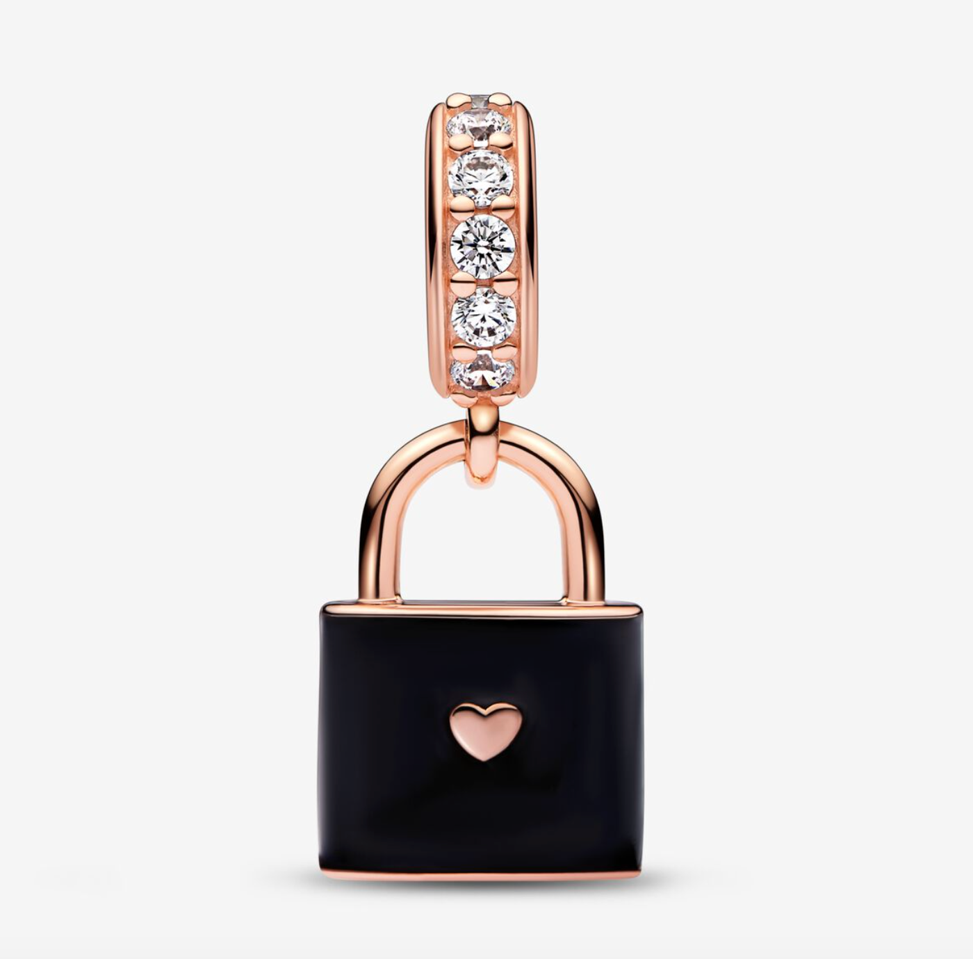 Love Padlock Dangle Charm - Image 2