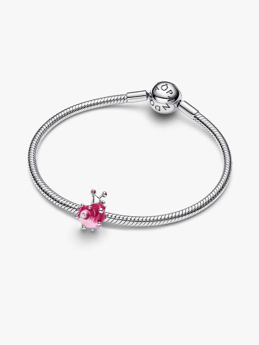 Pink Snail Charm - Image 2