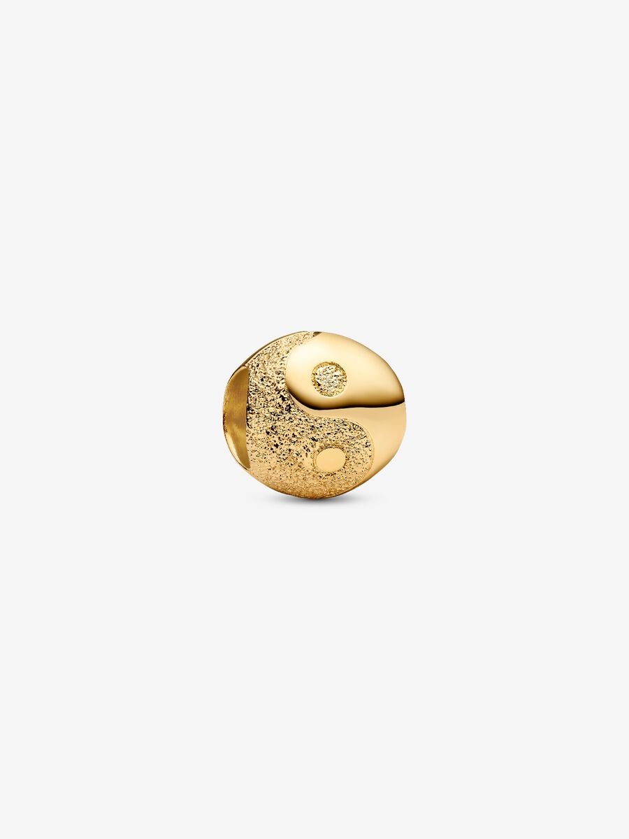 Textured Yin and Yang Mini Charm