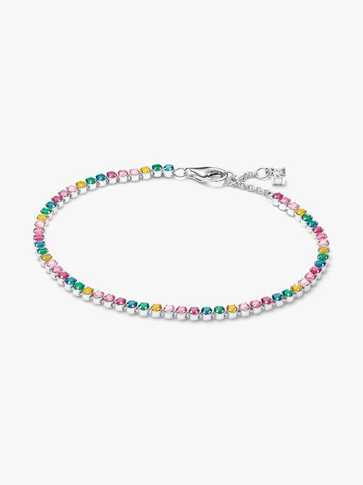 Rainbow Tennis Bracelet
