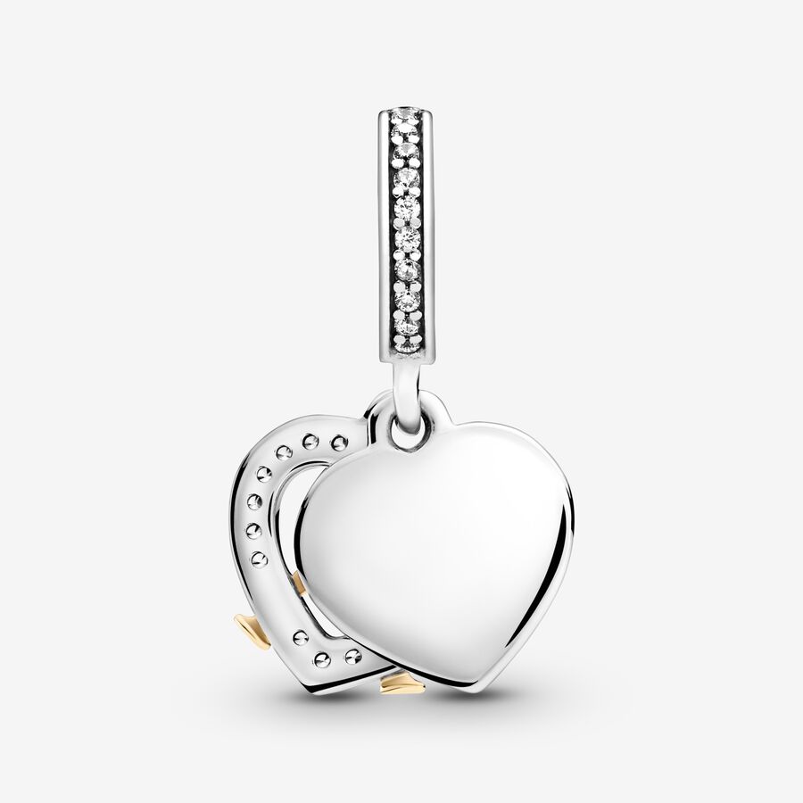 Two-tone Happy Anniversary Dangle Charm - Image 4