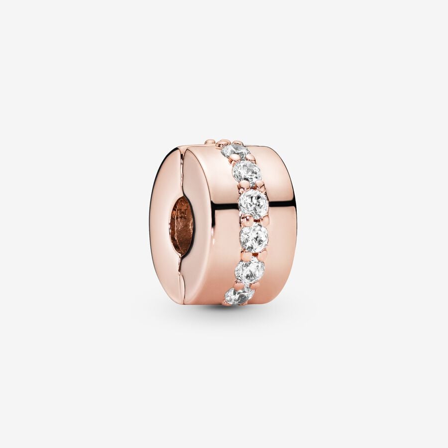 Sparkling Row Spacer Charm