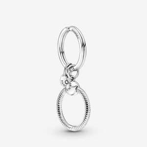 Moments Heart Charm Key Ring