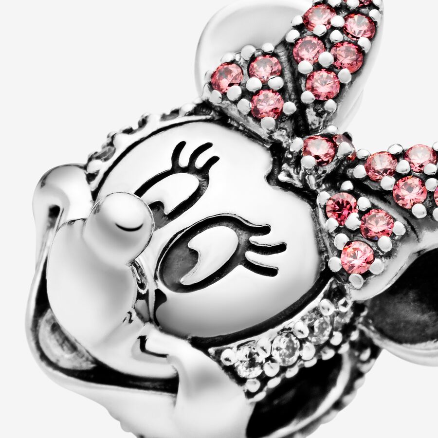 Pink Pavé Bow Clip Charm - Image 5
