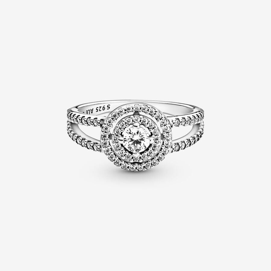 Sparkling Double Halo Ring - Image 4