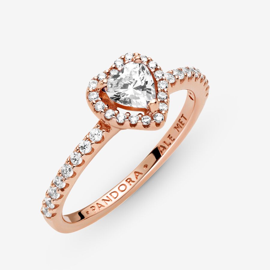 Heart of Rose Princess Wishbone Stacking Ring Set - Image 3
