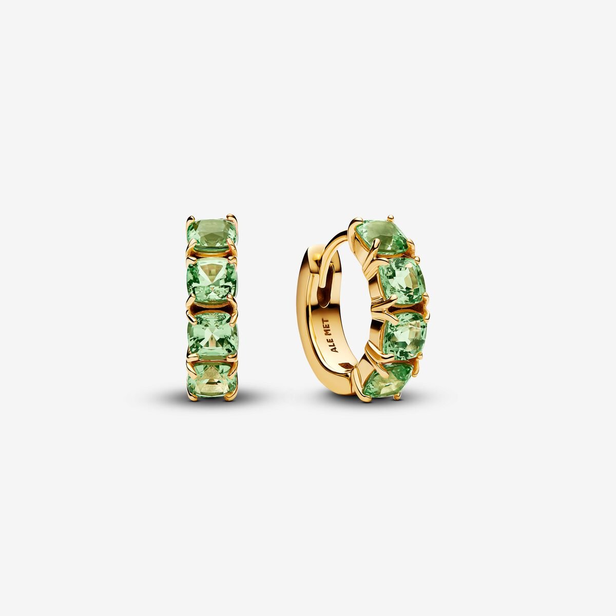 Sparkling Green Bracelet and Earring Set - Image 3