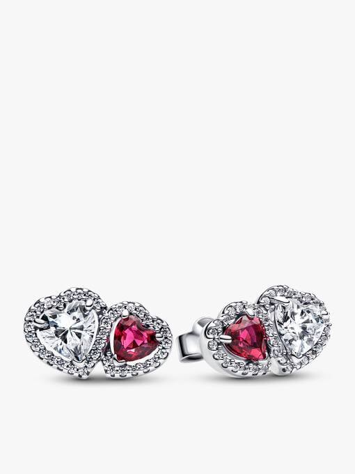 Sterling Silver Halo Hearts Gift Set - Image 4