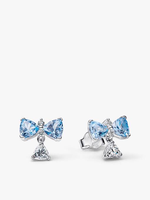 Bridgerton Blue Bow Jewelry Set - Image 3