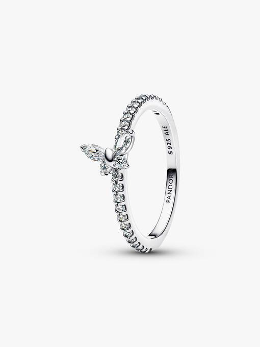 Sparkling Butterfly Ring