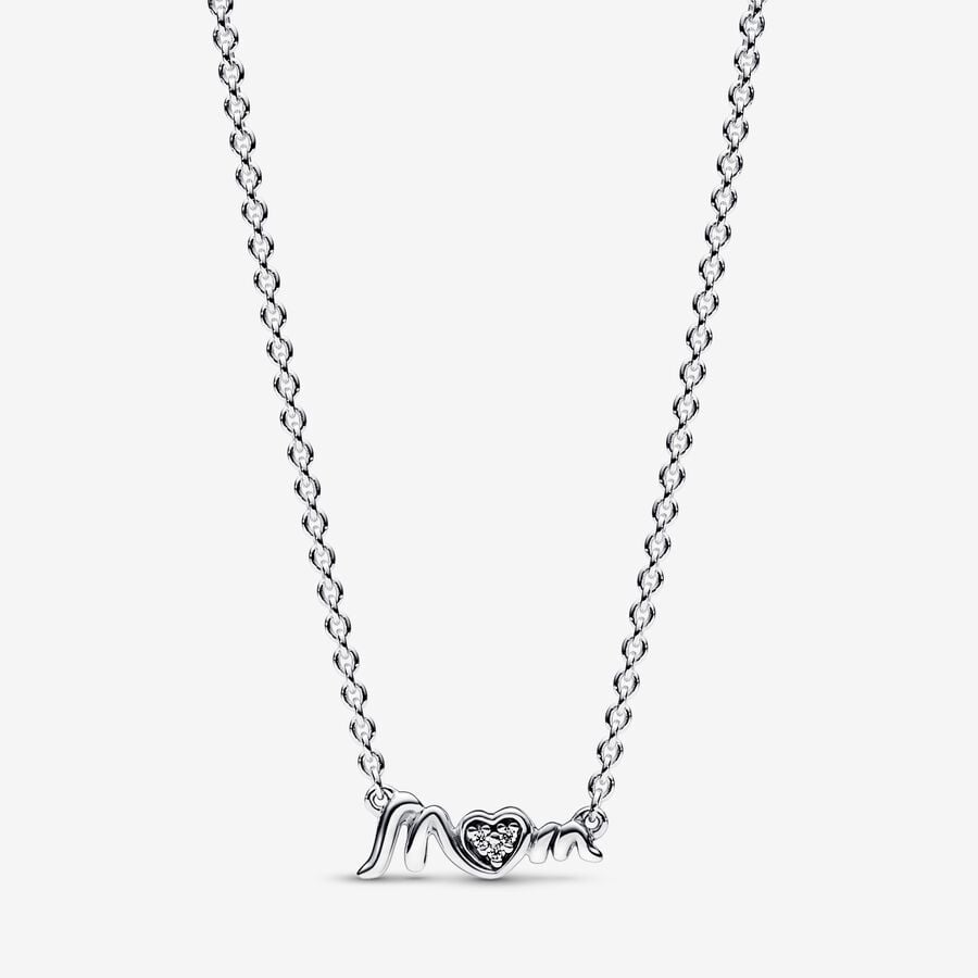 Mom Pavé Necklace Necklace