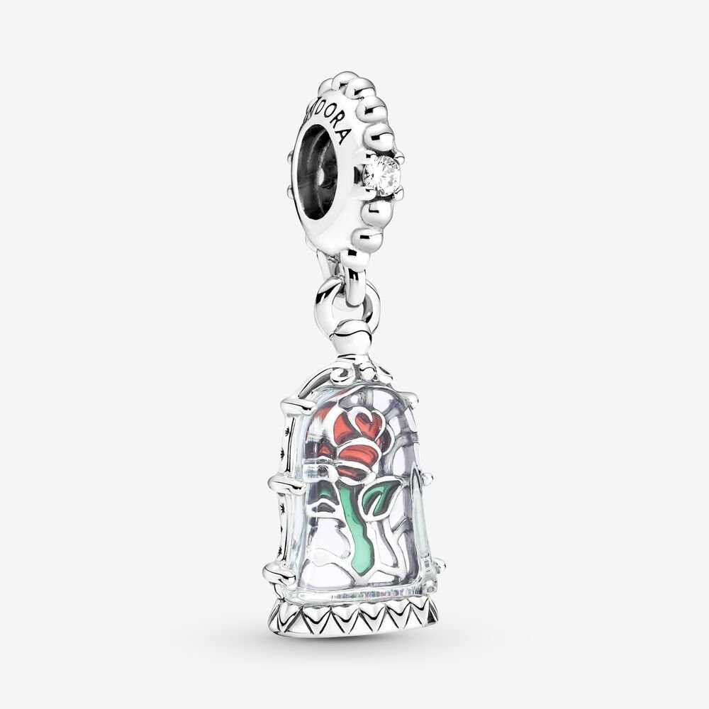 Enchanted Rose Dangle Charm