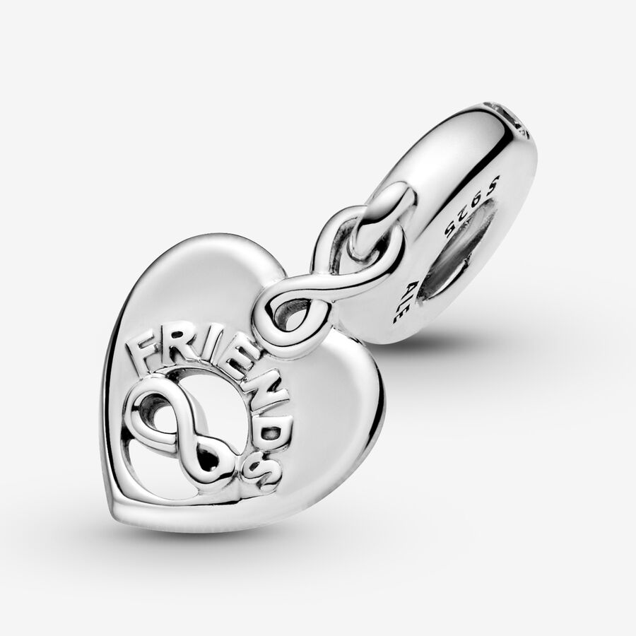 Friends Forever Heart Dangle Charm - Image 4