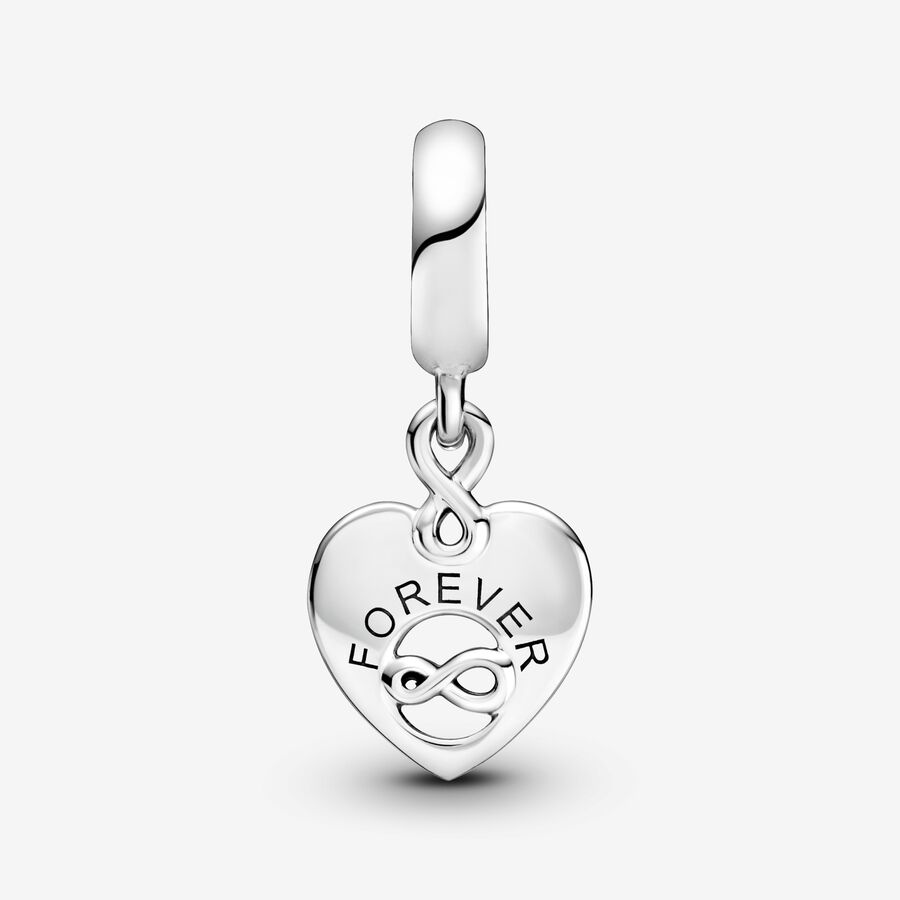 Friends Forever Heart Dangle Charm - Image 2