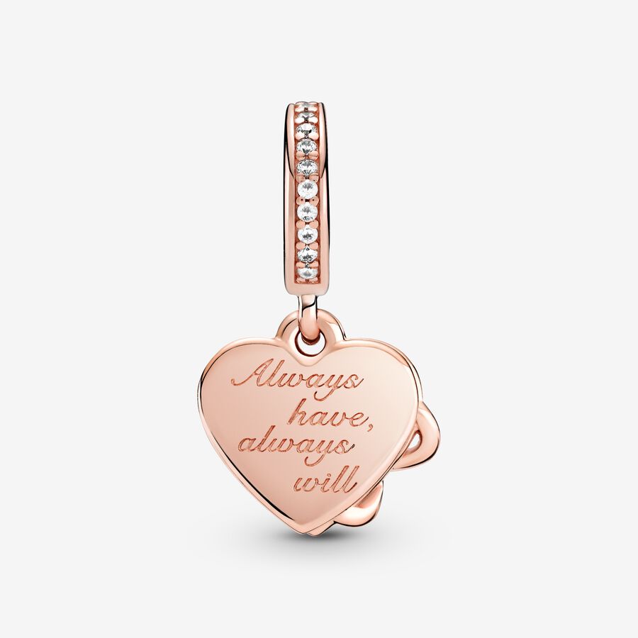 Love You Infinity Heart Dangle Charm - Image 2