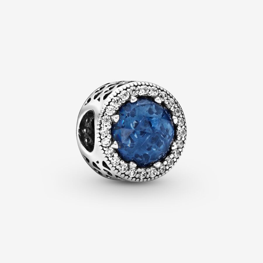 Sparkling Dark Blue Charm - Image 2