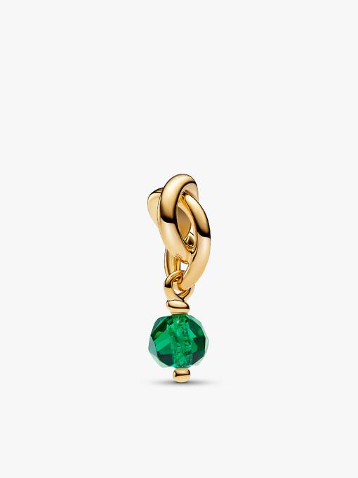 14k Gold Plated May Birthstone Necklace Set - Image 3