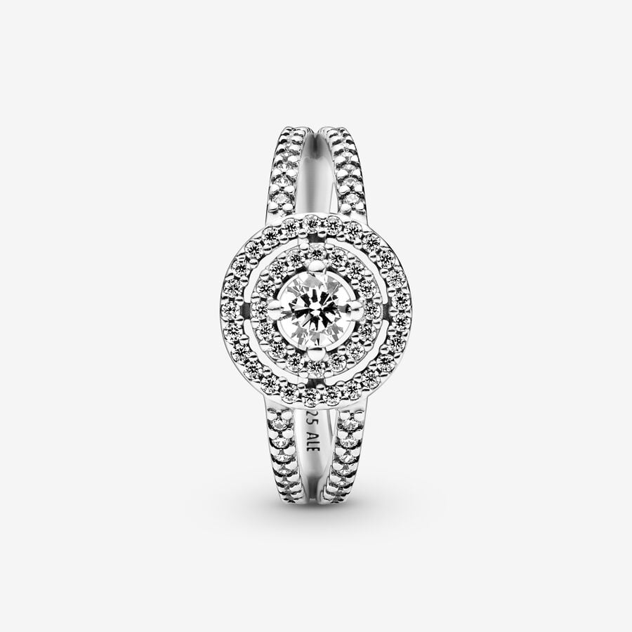 Sparkling Double Halo Ring - Image 3