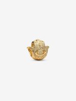 Textured Hamsa Hand Mini Charm