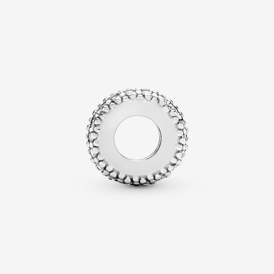 Clear Sparkle Spacer Charm - Image 2