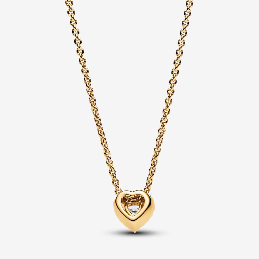 Sparkling Heart Collier Necklace - Image 2