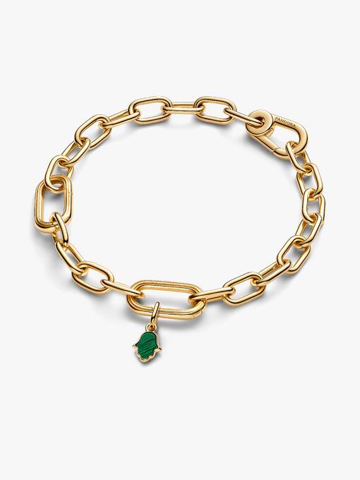 Green Hamsa Hand Mini Dangle Charm - Image 2
