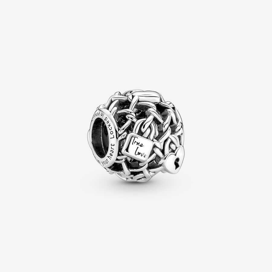 Heart and Padlock Charm Trio - Image 4