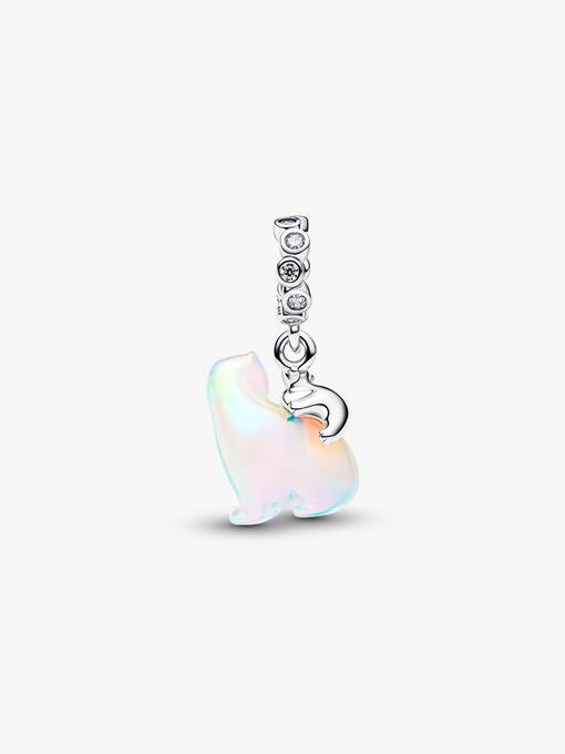 Polar Bear Mother & Cub Dangle Charm - Image 2