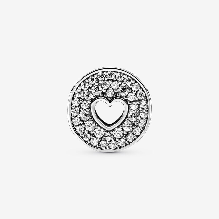 Pavé and Heart Anniversary Charm - Image 2