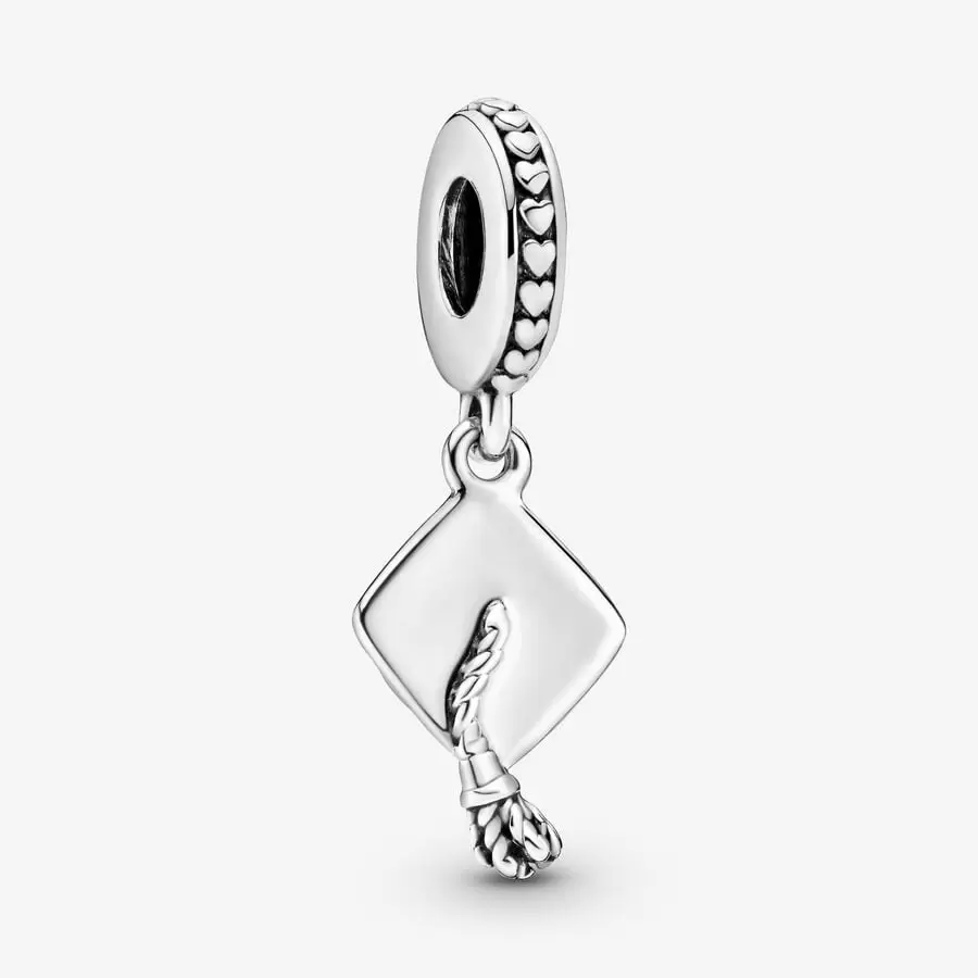 Graduation Cap Dangle Charm - Image 2