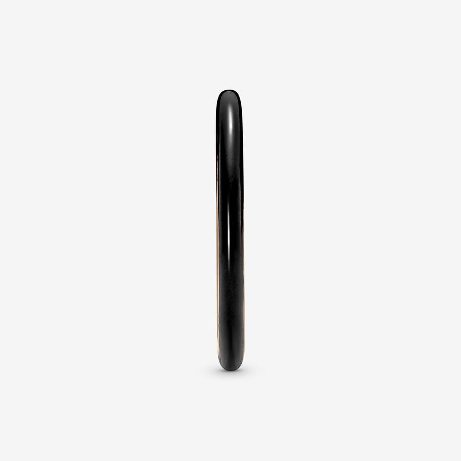 ME Black Enamel Ring - Image 2