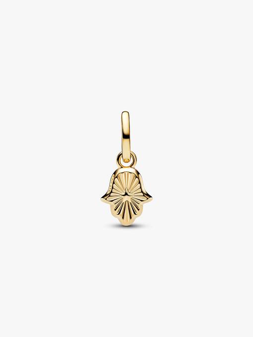 Green Hamsa Hand Mini Dangle Charm - Image 3