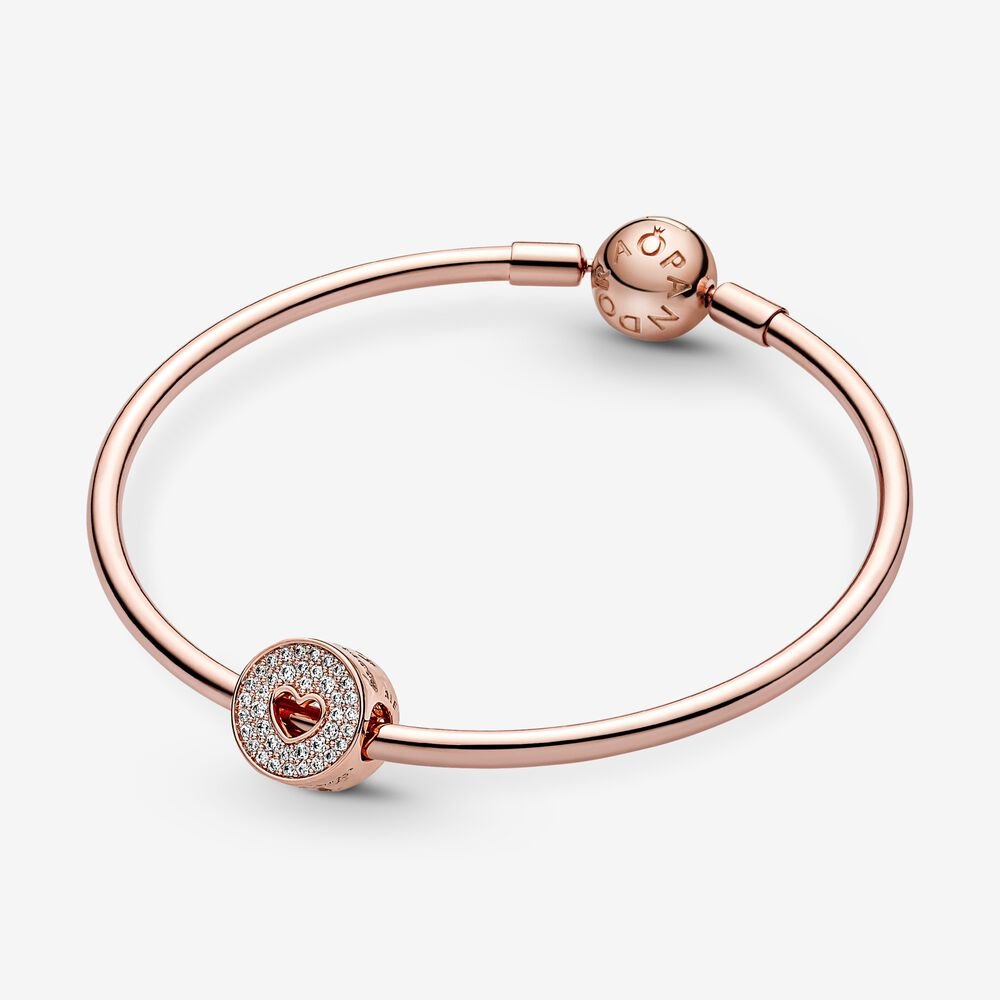Pavé & Heart Anniversary Charm - Image 5