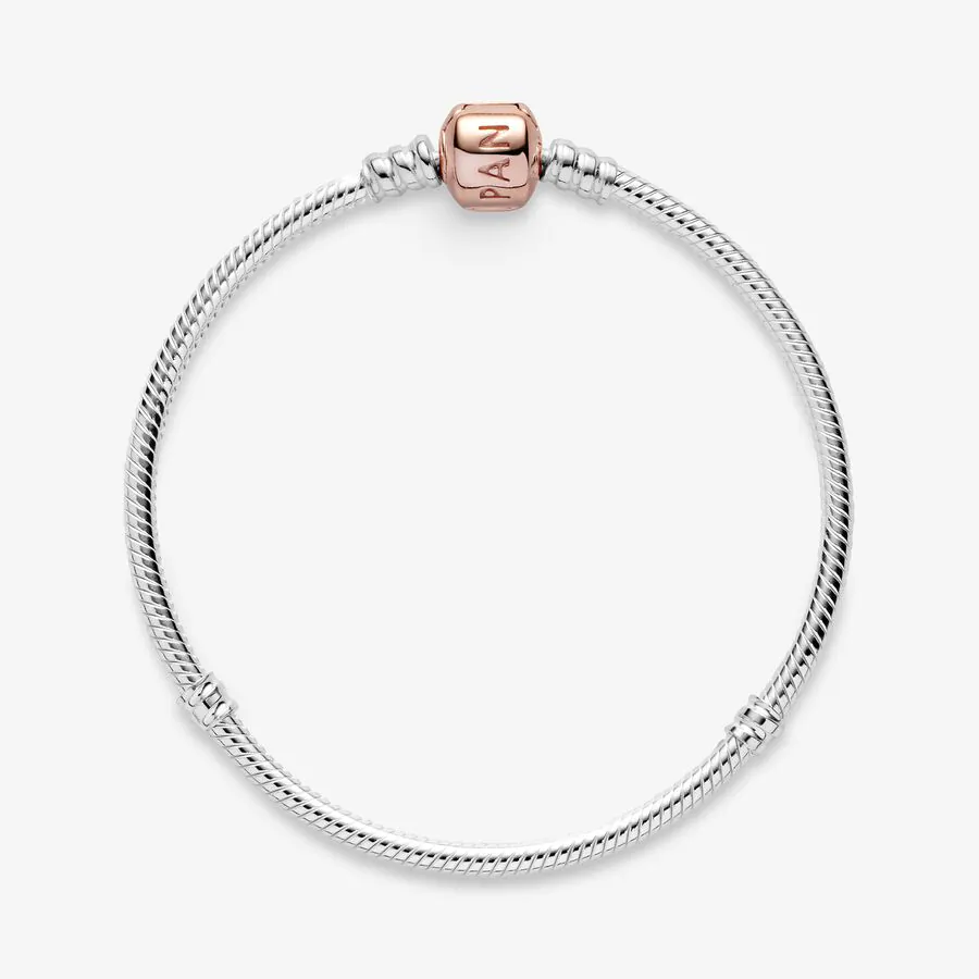 Moments Snake Chain Bracelet - Rose