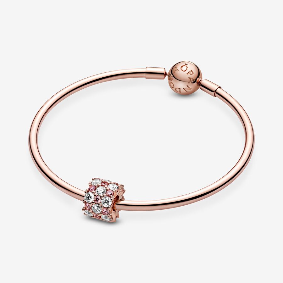 Pink & Clear Sparkle Charm - Image 3