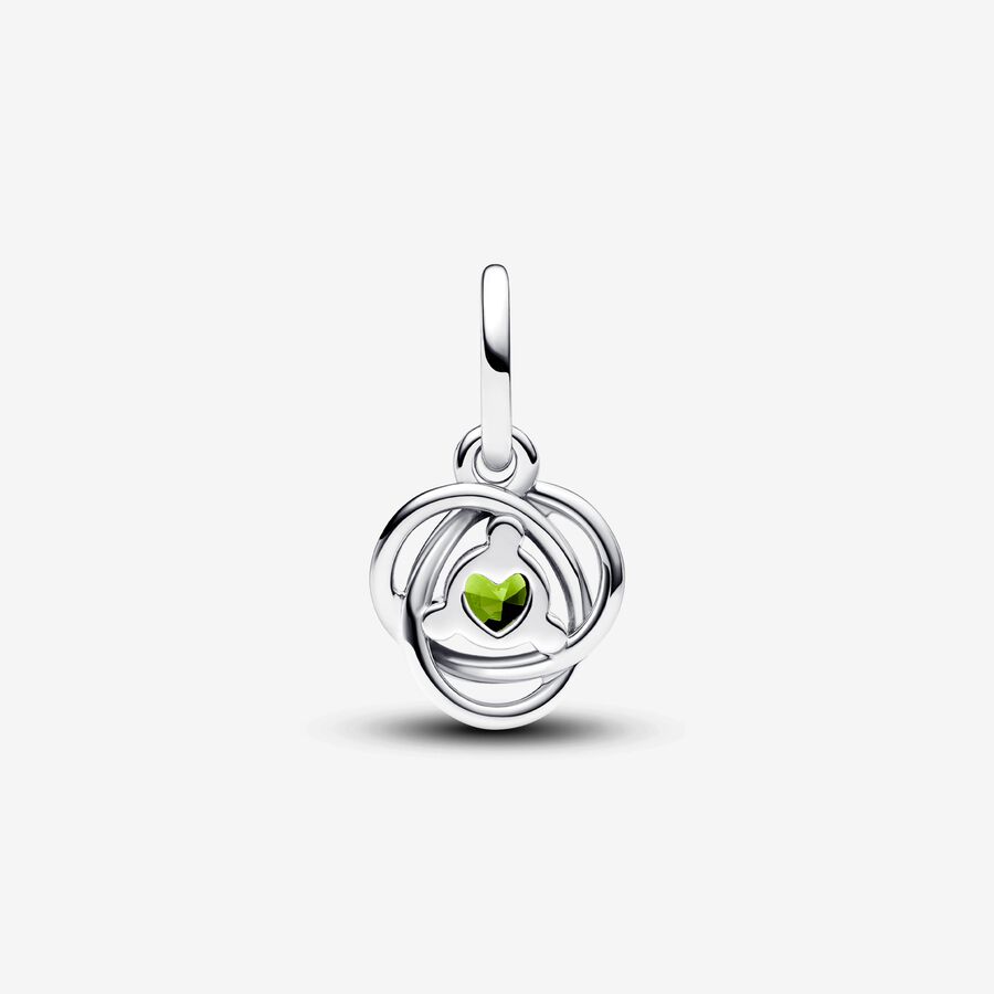 August Spring Green Eternity Circle Dangle Charm - Image 4