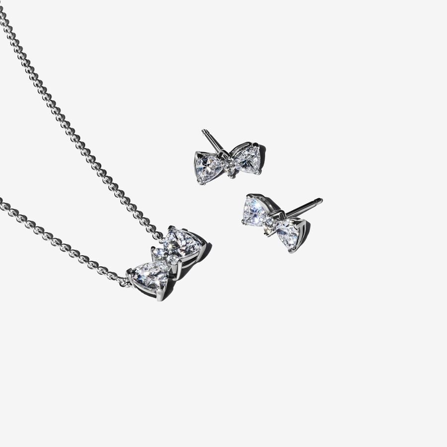 Sparkling Bow Jewelry Gift Set