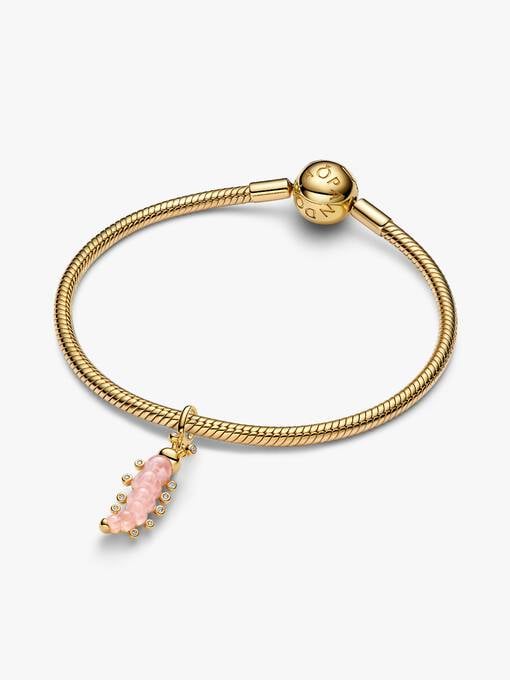 Pink Caterpillar Charm - Image 2