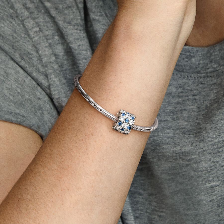 Blue and Clear Sparkle Charm - Image 2