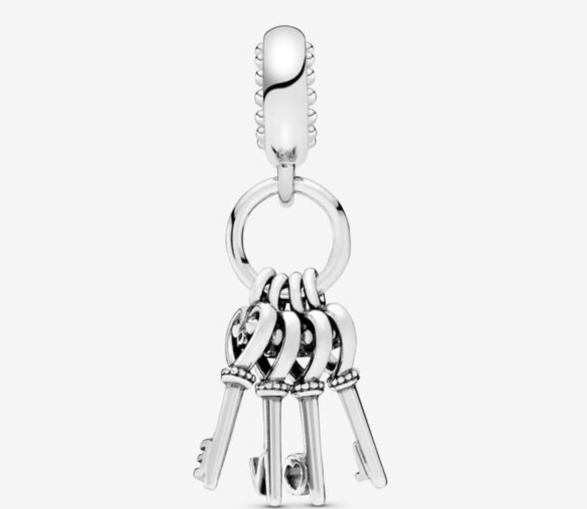 Keys of Love Dangle Charm - Image 2