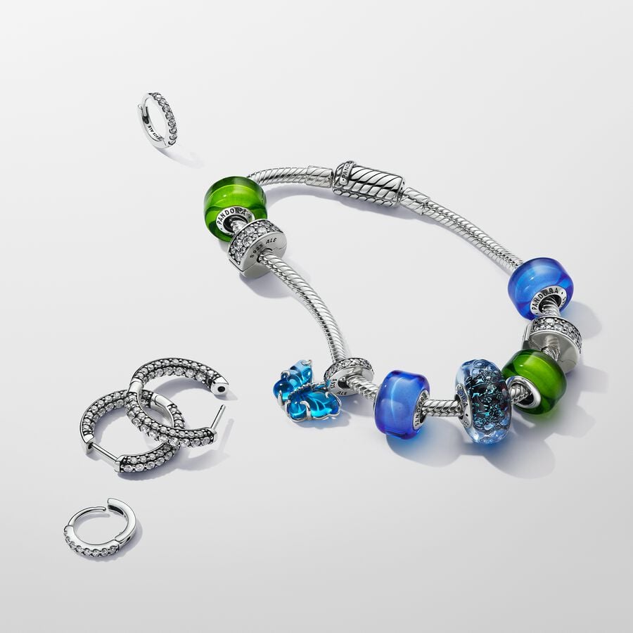Blue Mini Murano Glass Charm - Image 3