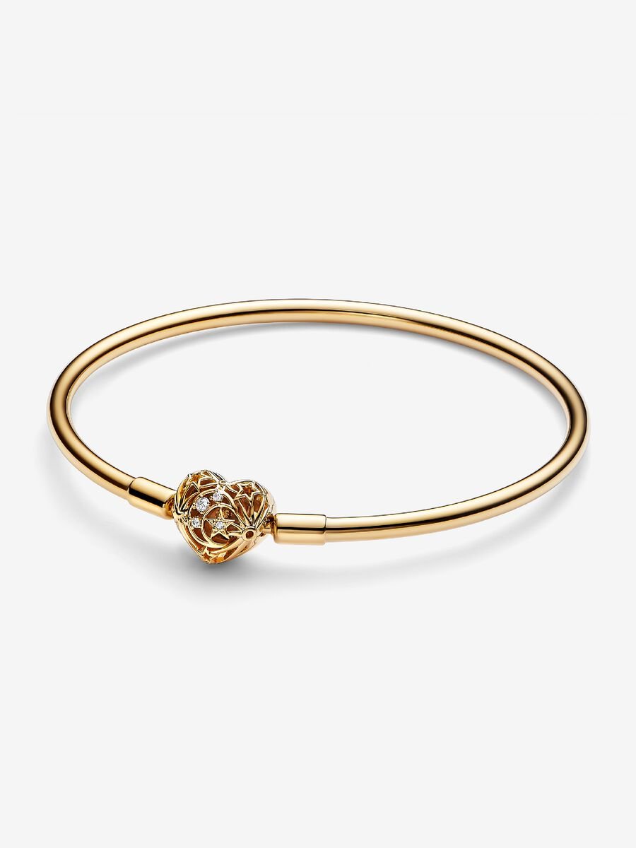 Celestial Heart Clasp Bangle - Image 2