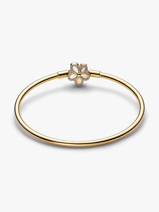 Pavé Flower Bangle - Image 3