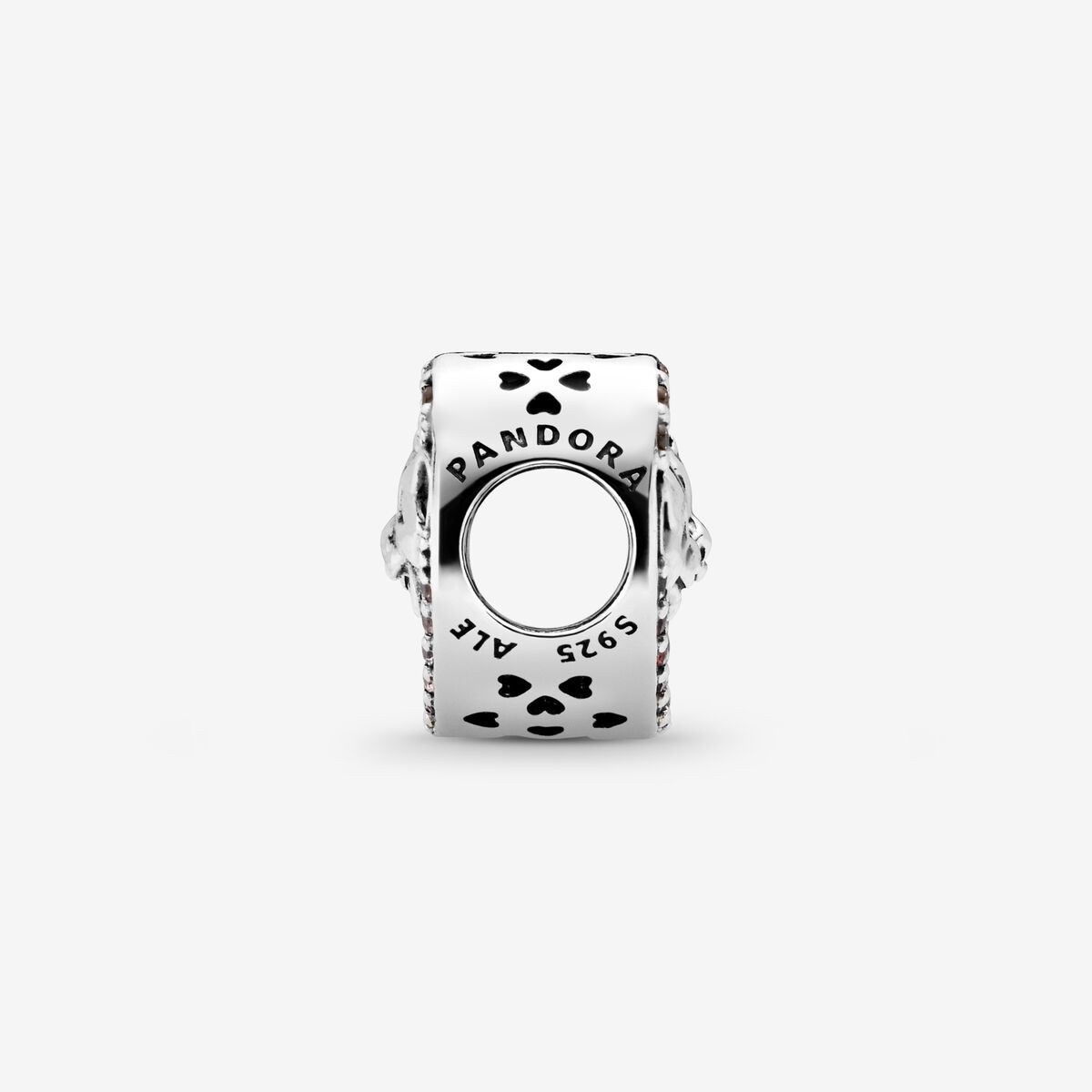 silver heart charm - Image 2